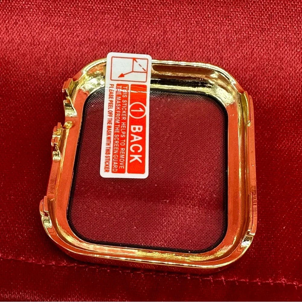 smart watch case gold